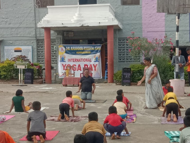 Yoga day celebration