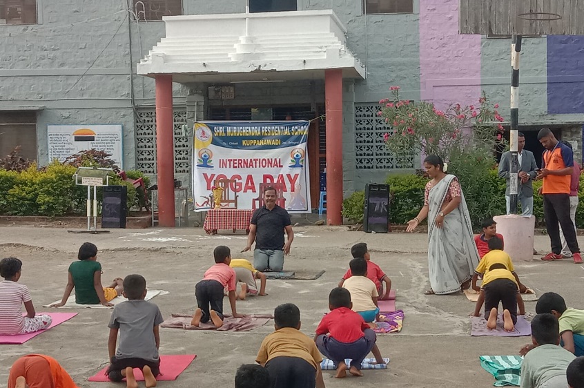 Yoga day celebration